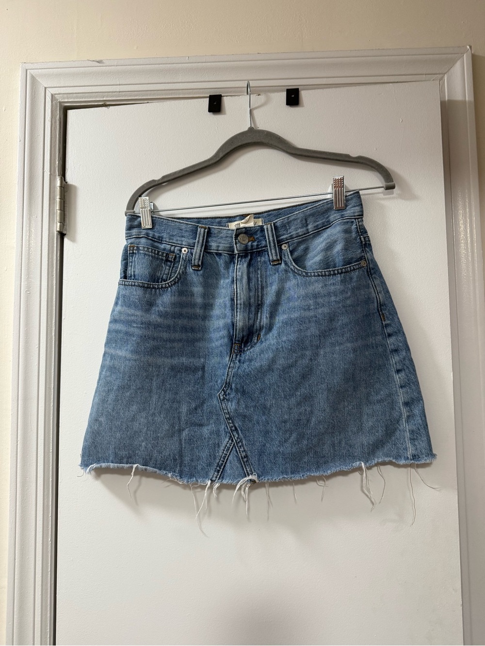 Madewell denim skirt